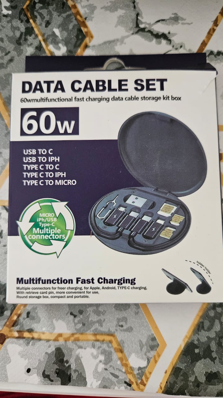 KIT DE CABLES DE DATOS CARGA RAPIDA